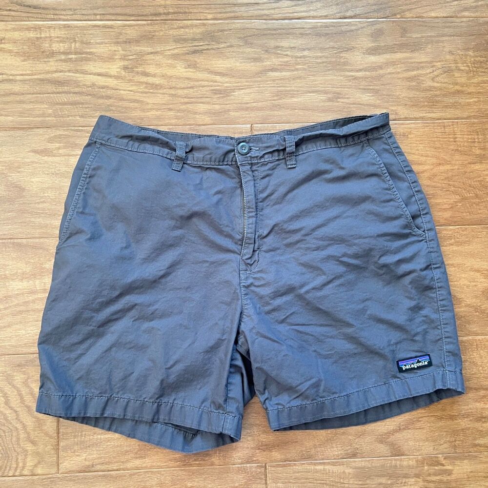 Patagonia All-Wear Lightweight 6 in Hemp Shorts Men's Size 34 Dark Gray